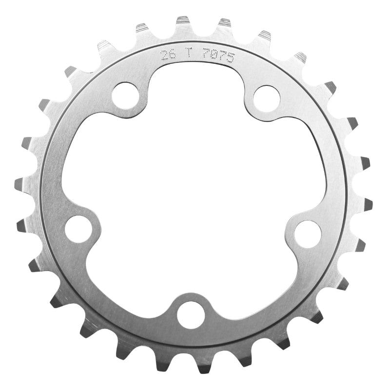 Plateau Route 5 branches Ø 74 Stronglight 26 dents Triple Argent Alu 7075 9-10V.