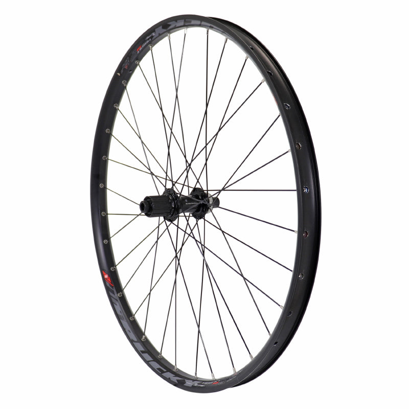 Roue VTT Disque 27.5" Trucky 30 Tubeless Ready Arrière Centerlock Noir Moyeu Shimano Tc500 11-10V Axe Traversant 12-142