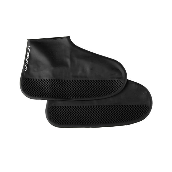 Couvre Chaussures Tucano Footerine En Silicone Impermeable Noir Taille M Pour Chaussures 36 A 41 (Semelle Anti-Glisse)