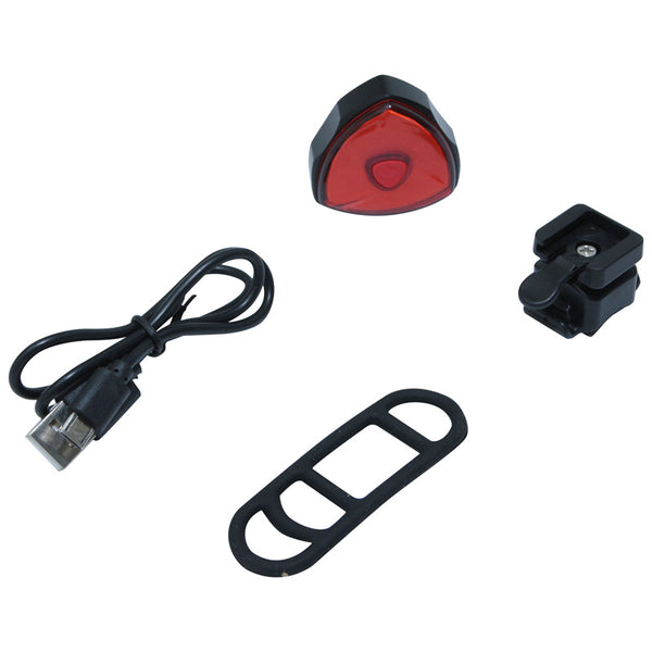 Éclairage Vélo Usb Arrière Sur Tige De Selle Cob LED 30 Lumen Avec Indicateur De Freinage, 7 Modes (Voir Argumentaire)