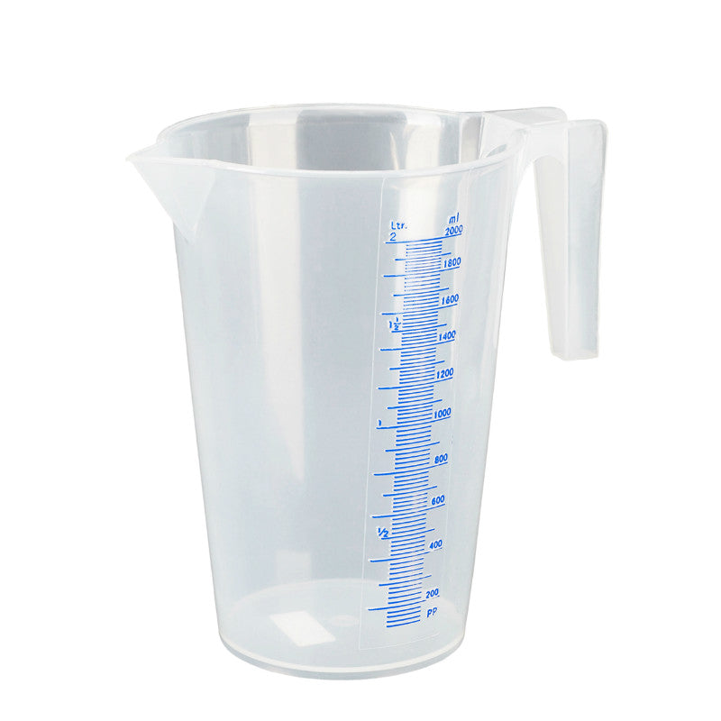 Doseur-Broc Pressol En Polypropylene Gradue Transparent 2L (Vendu A L'Unite)
