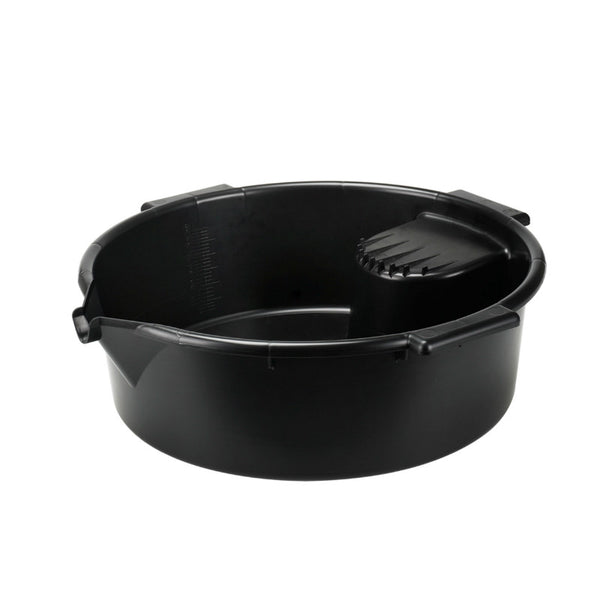 Bac De Vidange Multi-Usages Pressol En Polyethylene Gradue Avec Poignées Noir 6L (Vendu A L'Unite)
