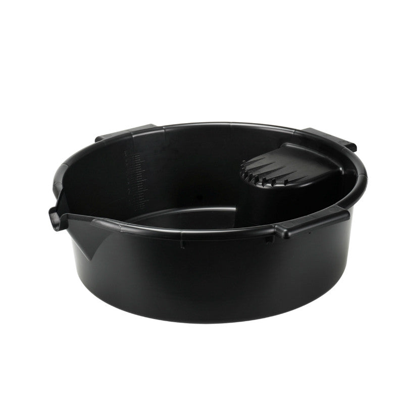 Bac De Vidange Multi-Usages Pressol En Polyethylene Gradue Avec Poignées Noir 6L (Vendu A L'Unite)