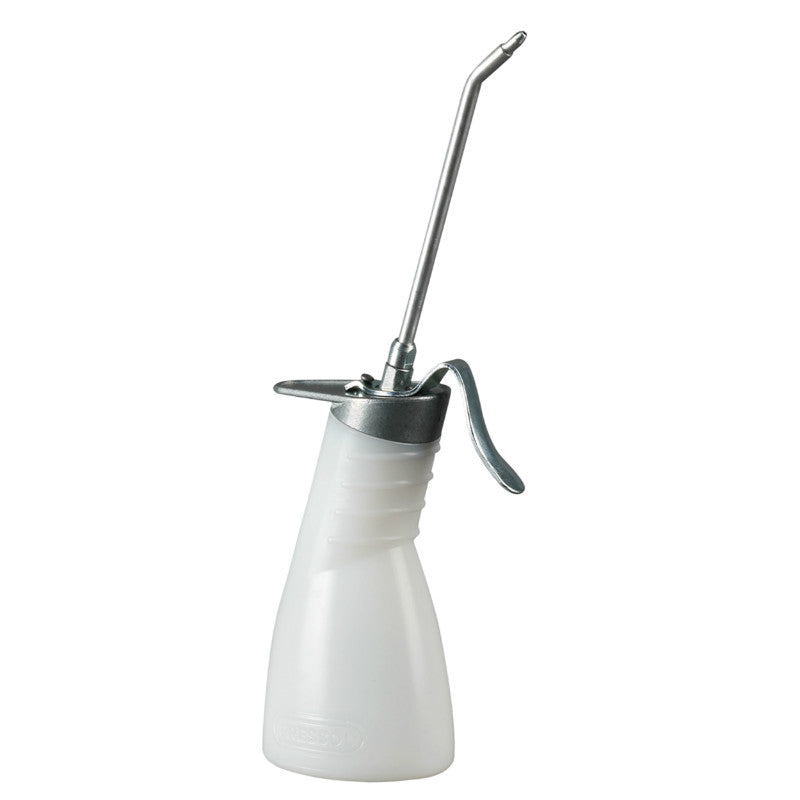 Burette Atelier Pressol En Polyethylene Transparent 200Ml Pompe En Laiton Avec Bec Rigide 135 mm Permet Un Dosage Goutte