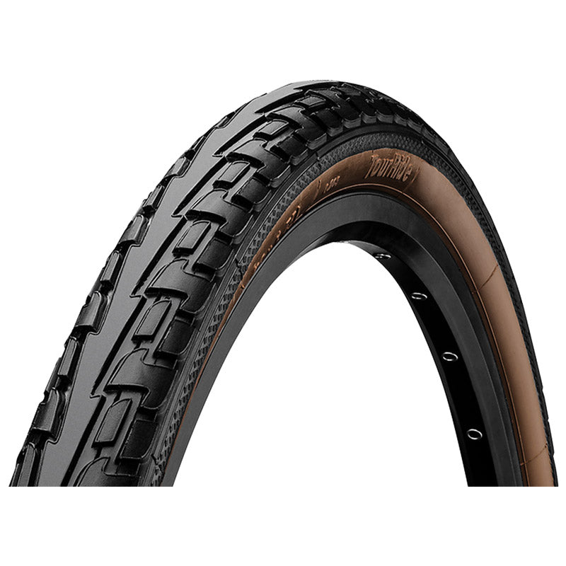 Pneu VTC Urbain 700 X 35 Continental Ride Tour Noir-Beige Tr (37-622) Compatible VAE
