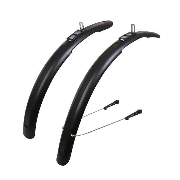 Garde Boue City-VTT Rapide Zefal Trail 65 mm Noir (Paire) Pour Pneu 650B-700C-26"-27.5"-29" Section Maximum 2.4"