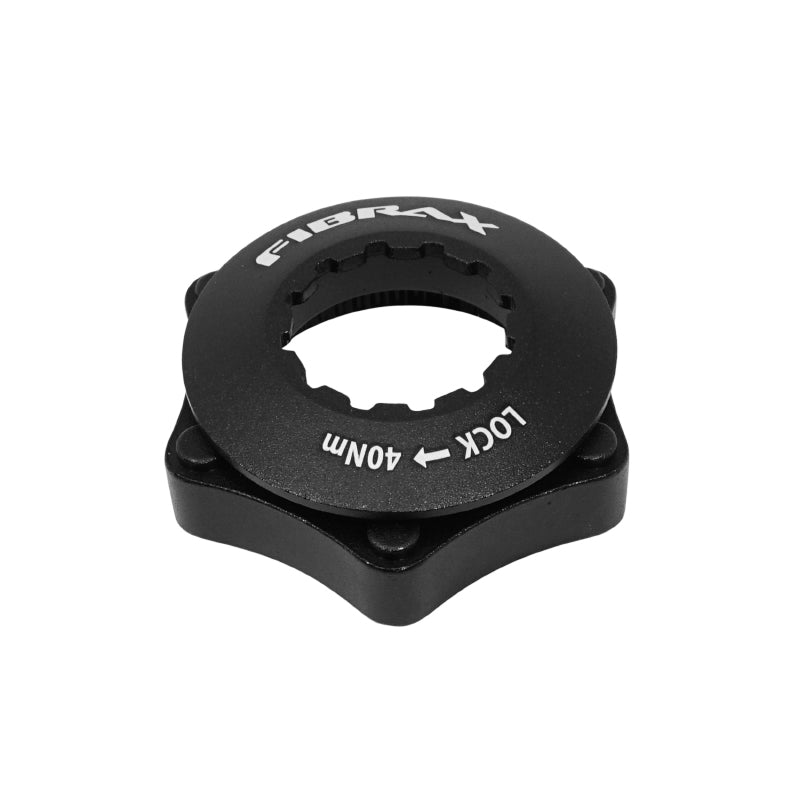 Adaptateur Frein A Disque Transforme Fixation Disque Centerlock Fibrax En 6 Trous Pour Axe Blocage