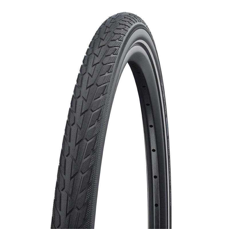 Pneu VTT Urbain 26 X 1.75 Schwalbe Road Cruiser Hs484 Noir Tr (47-559) Flanc Reflex
