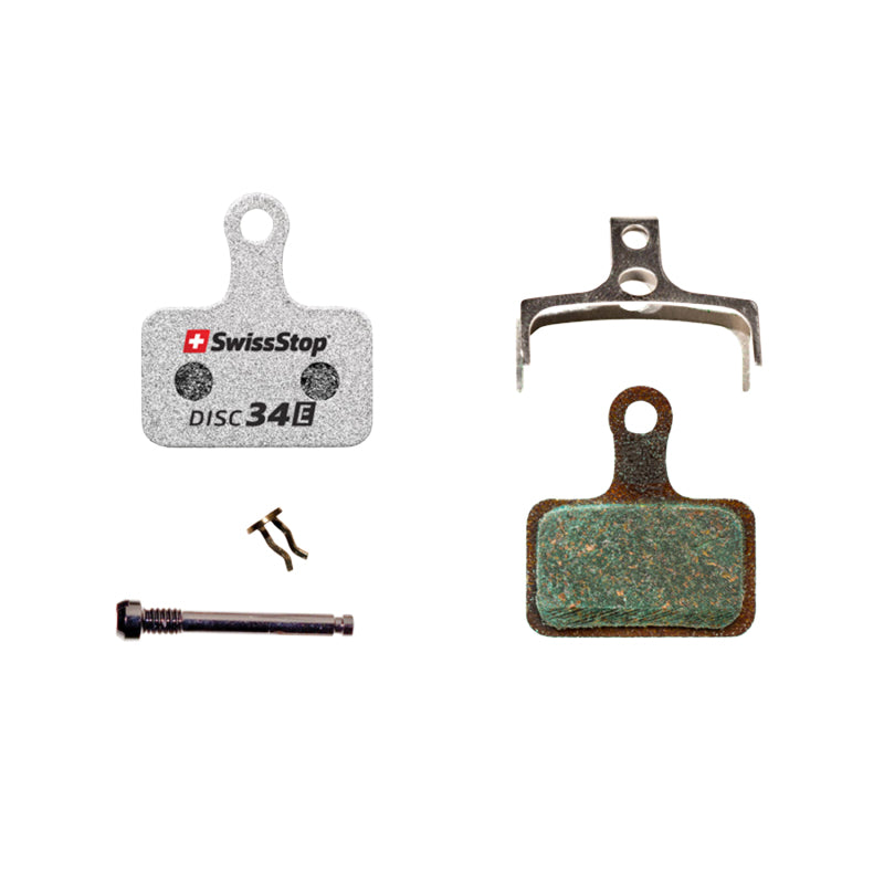 Plaquette De Frein Route Shimano Dura-Ace R9170, Ultegra R8070, Tiagra R4770, Rs805, Rs505, Rs405, Rs305 (Swissstop Organic - Disc 34E) (Paire Sur Carte) - Compatible VAE