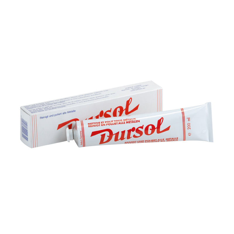 Polish Métal Autosol Dursol (Tube 200 Ml) (Entretien Tous Metaux : Alu, INOX, Acier...) (Made In Germany - Qualite Premi