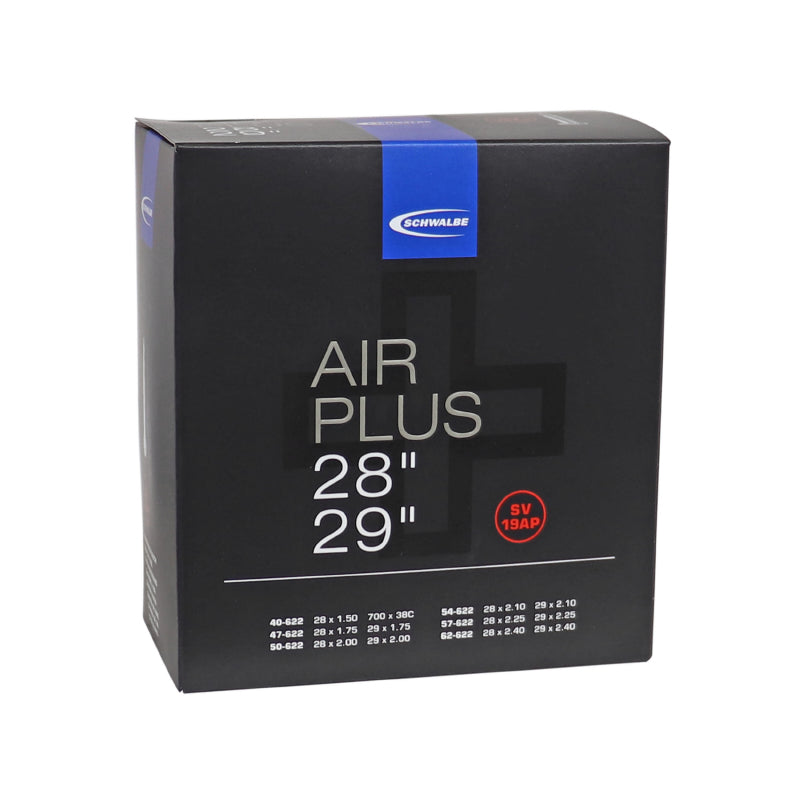 Chambre A Air Vélo 29 X 1.75-2.40 Et 700 X 40-60 Schwalbe Air Plus Renforcé Valve Alu Presta Obus Demontable (Sv19Ap)