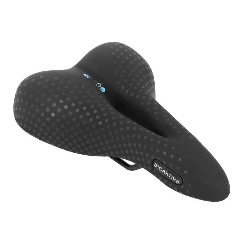 Selle San Marco Bioaktive Trekking Open Gel Unisex Noir Moderate Rail Acier 460G 188X273 mm (Sur Carte)