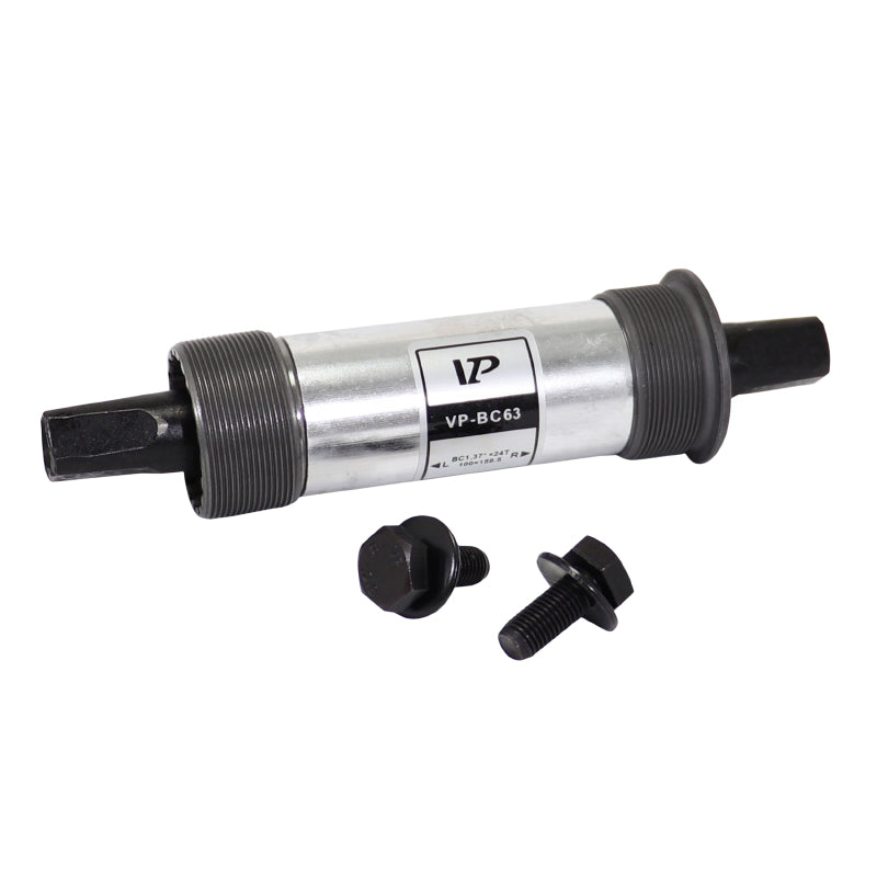 Boîtier Pédalier Vp Carré A Roulement 159,5 mm Filetage Anglais - Bsc - 1,37X24 (Boite De 100 mm) Pour Fat Bike