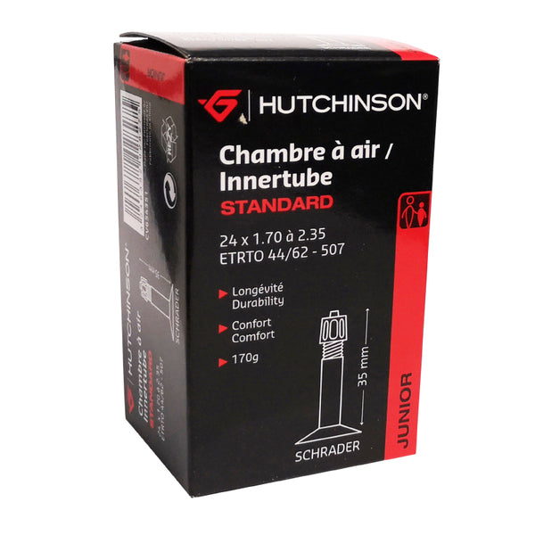 Chambre A Air Vélo 24 X 1.70-2.35 Hutchinson Valve Standard 40 mm
