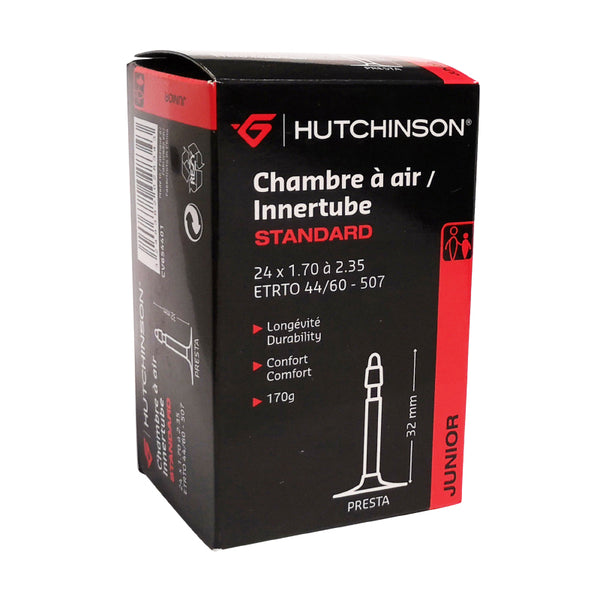 Chambre A Air Vélo 24 X 1.70-2.35 Hutchinson Valve Presta 40 mm