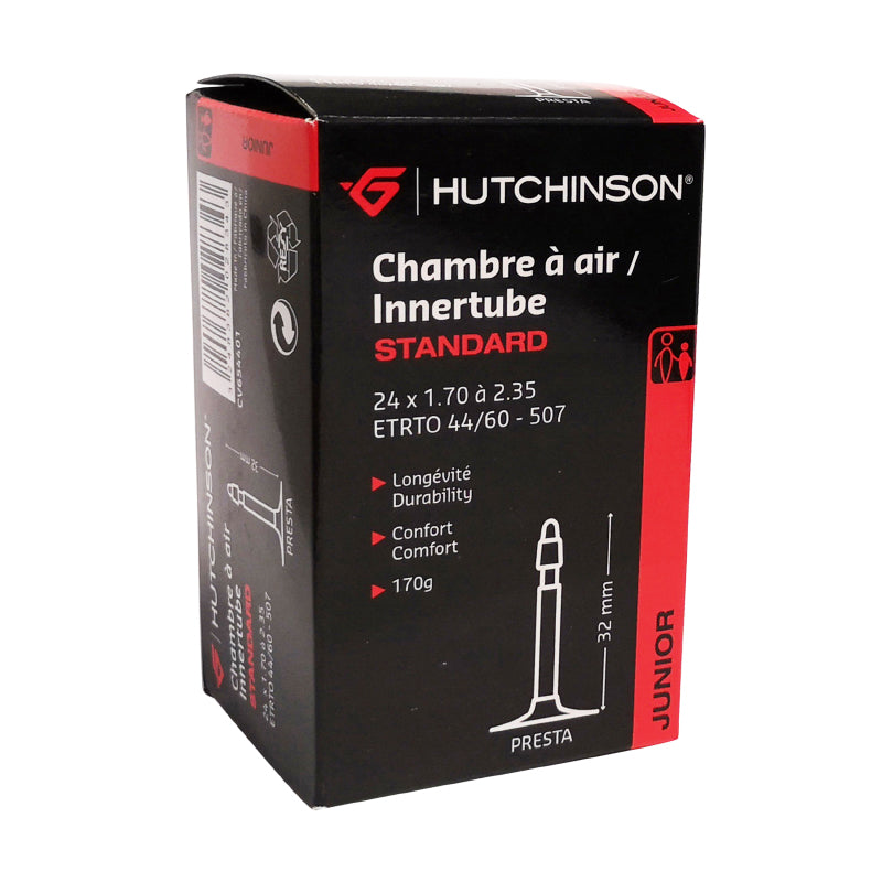 Chambre A Air Vélo 24 X 1.70-2.35 Hutchinson Valve Presta 40 mm