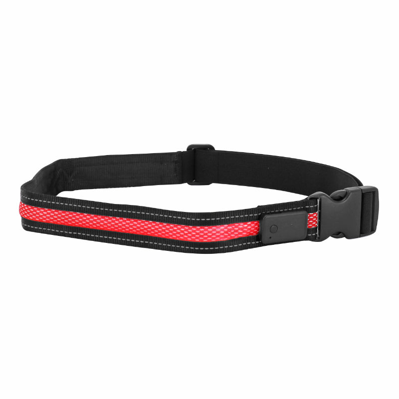 Ceinture Éclairage Vélo Usb Avec Telecommande 2 Modes Flash Et Continu - Permet D'Etre Vu