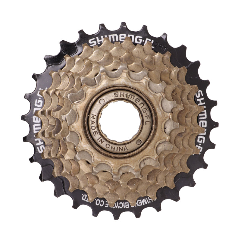 Roue Libre 7V. P2R Shimeng 14-28 Bronze-Noir Indexee