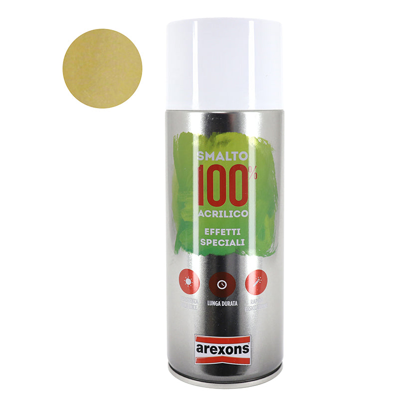 Bombe De Peinture Arexons Acrylique 100 Effet Or Aerosol 400 Ml (3439)