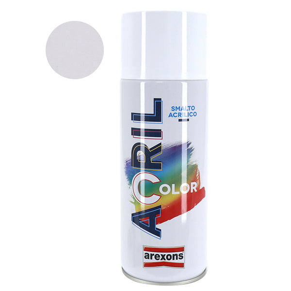 Bombe De Peinture Arexons Acrylique Blanc Brillant Ral 9003 (Aerosol 400 Ml) (3962)