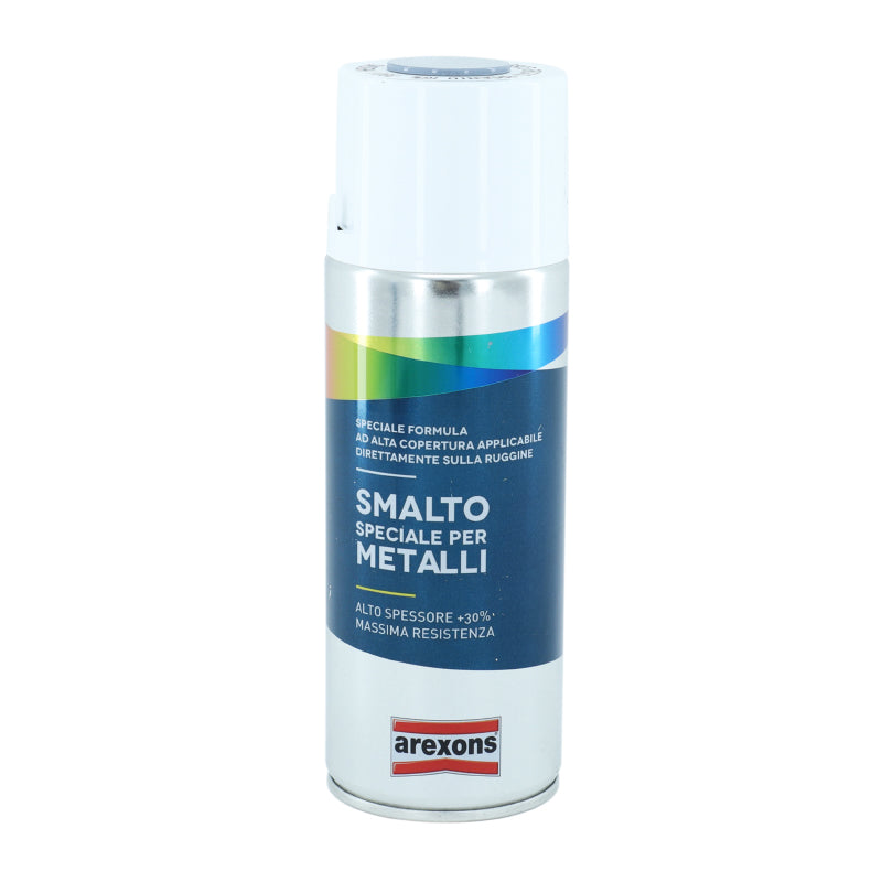 Bombe De Peinture Arexons Smalto Spécial Métal Brillant Gris Argent Aerosol 400 Ml (3803)