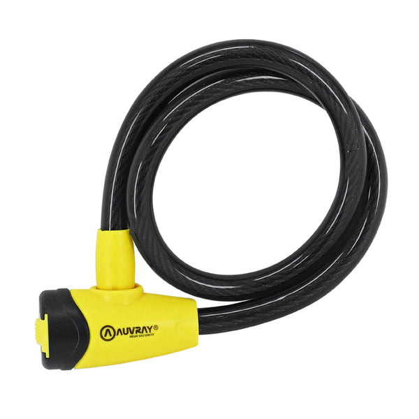 Antivol Vélo Câble A Clé Auvray Diam 12 mm L 65 cm