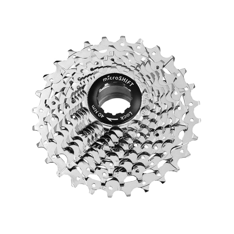 Cassette 10V. Microshift 11-28 Pour Shimano-Sram Route Argent (Vendu A L Unite) (11-12-13-14-15-17-19-21-24-28) (Offre Spéciale)