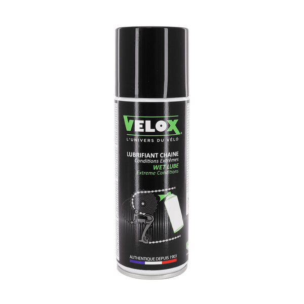 Lubrifiant Vélo Chaîne Velox Wet Lube Conditions Extremes Boue Et Humidite (200Ml)