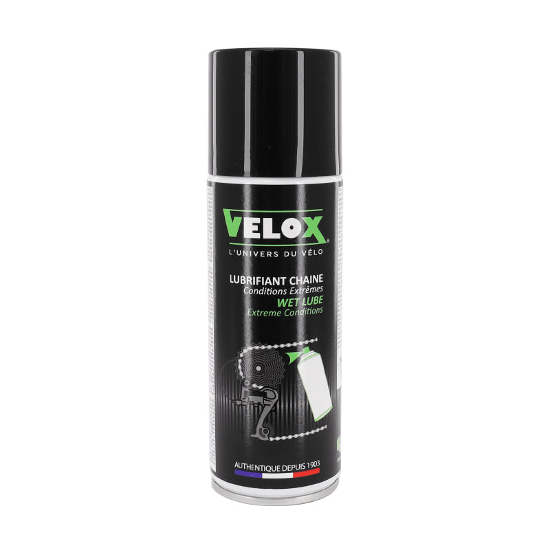 Lubrifiant Vélo Chaîne Velox Wet Lube Conditions Extremes Boue Et Humidite (200Ml)
