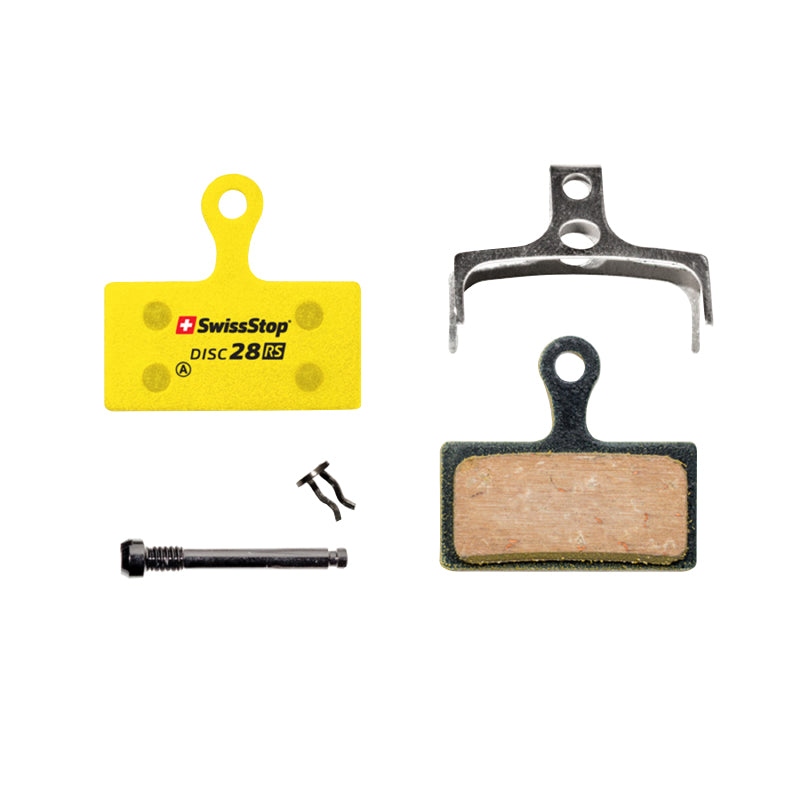 Plaquette De Frein VTT Shimano Xt M8000-M785 - Xtr M9000-M985 Slx M666-M675 Fsa K-Force (Swissstop Organic - Disc 28Rs) (Paire Sur Carte)