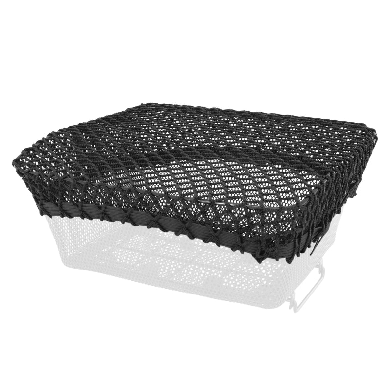 Filet De Protection Avec 2 Fixations Taille L-XL Pour Panier Avant Nid Abeille (Pour Panier Dimension Maxi 450X300 mm)