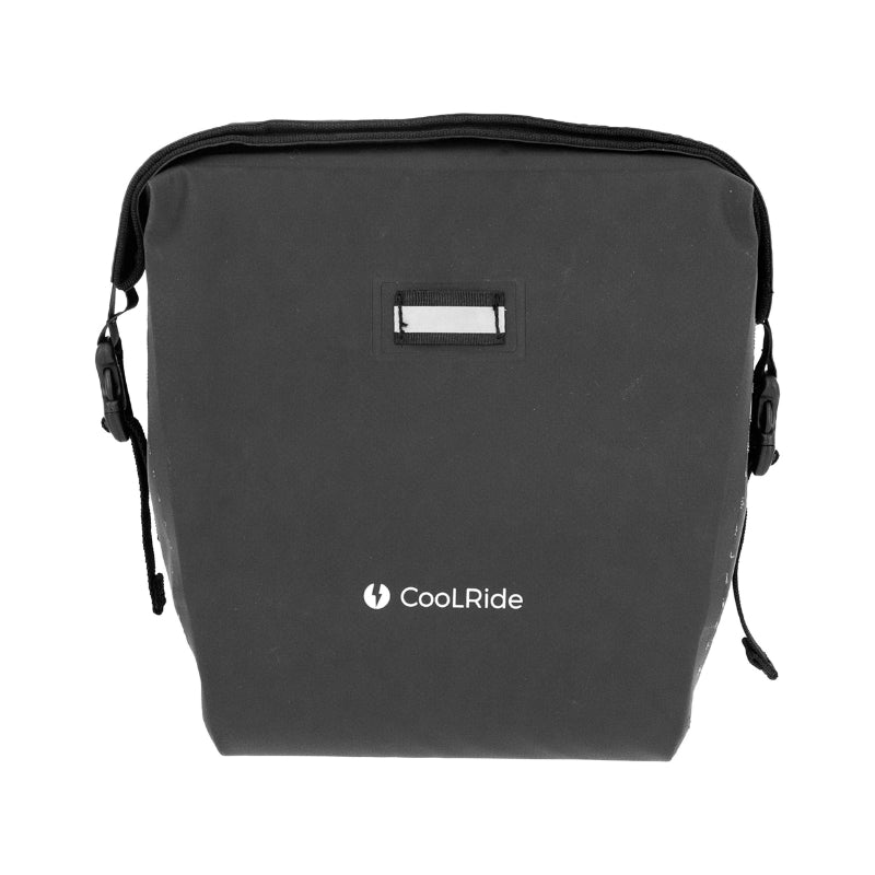 Sacoche Avant Cintre Trottinette - Vélo Coolride Noir 100% Waterproof (Volume 4L)