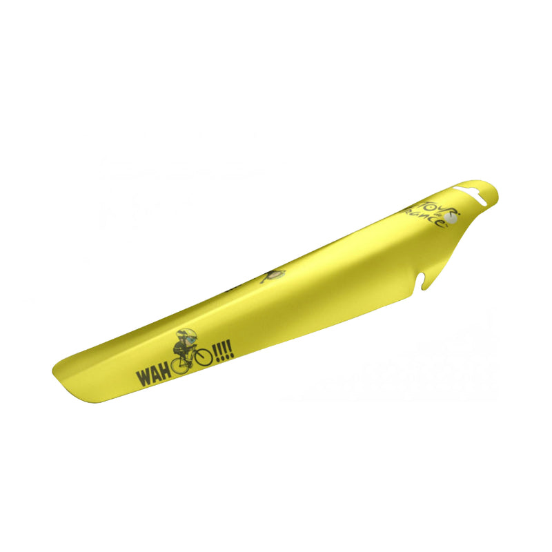 Garde Boue Route-VTT Clipsable AR Velox Colori Jaune Tour De France - Yahoo-Wahoo - Clipsable Sous La Selle (Vendu A L Unite)