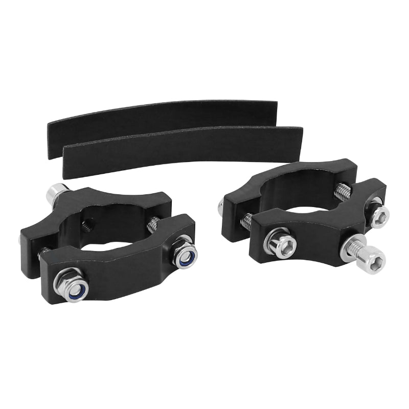Support Pour Fixation Porte Bagage Vélo - Modele Demi-Collier Diam 20-26 mm) (Paire)