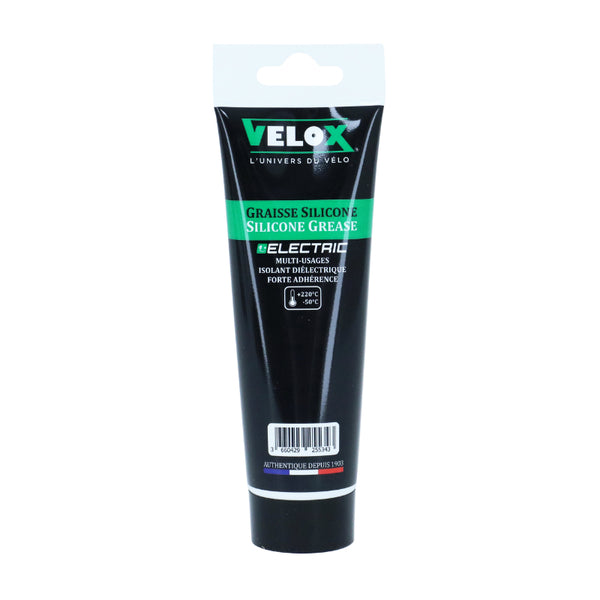 Graisse Vélo Velox Silicone Pour VAE - Isolant Dielectrique (Tube 100Ml) - Insoluble Dans L'Eau