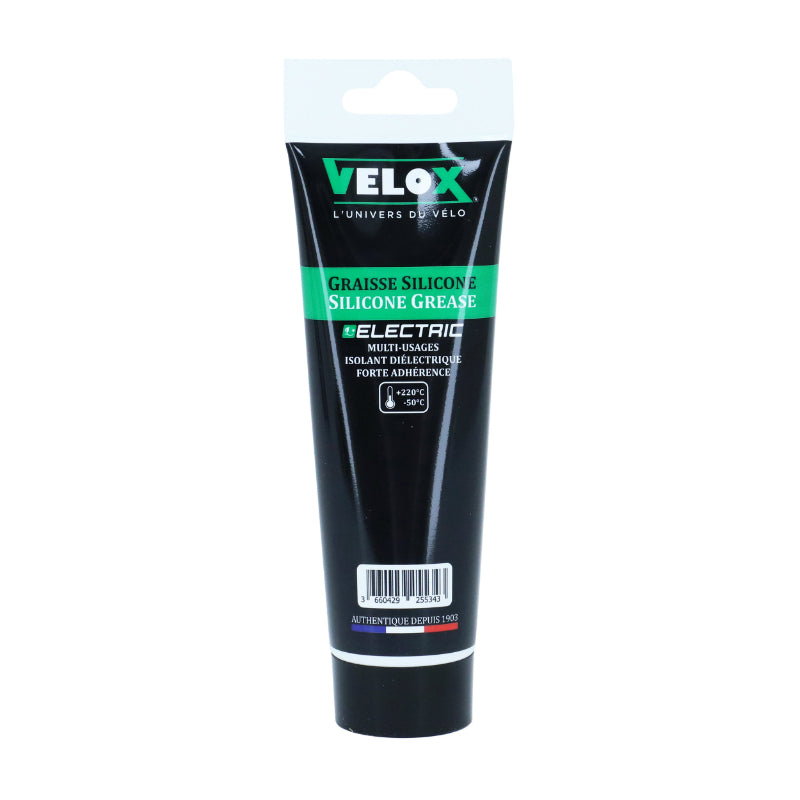 Graisse Vélo Velox Silicone Pour VAE - Isolant Dielectrique (Tube 100Ml) - Insoluble Dans L'Eau