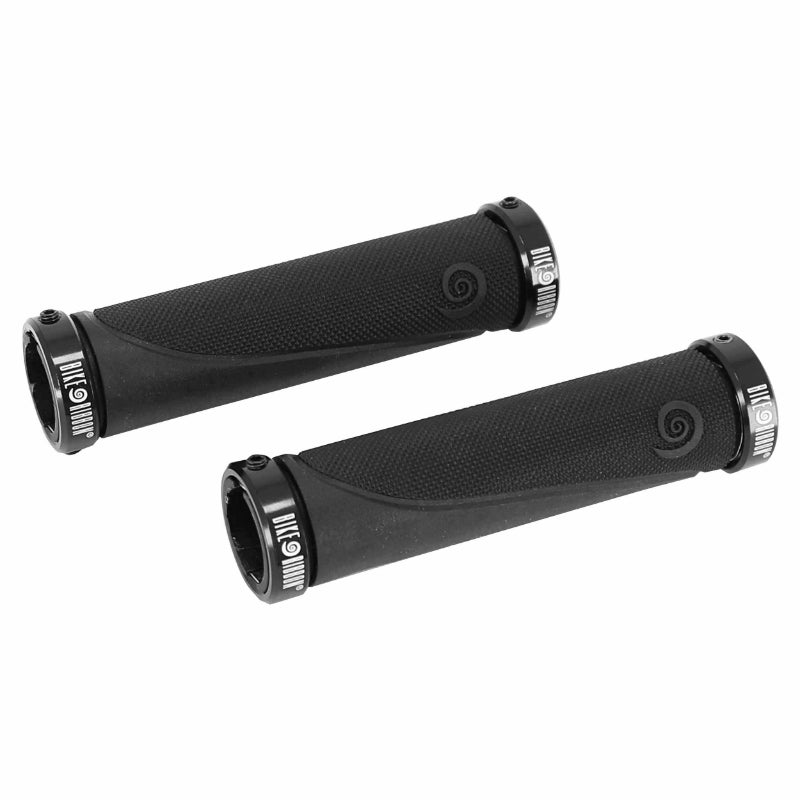 Poignée VTT Bike Ribbon B-Side Noir 22 mm Gel Double Serrage Chc (Paire)