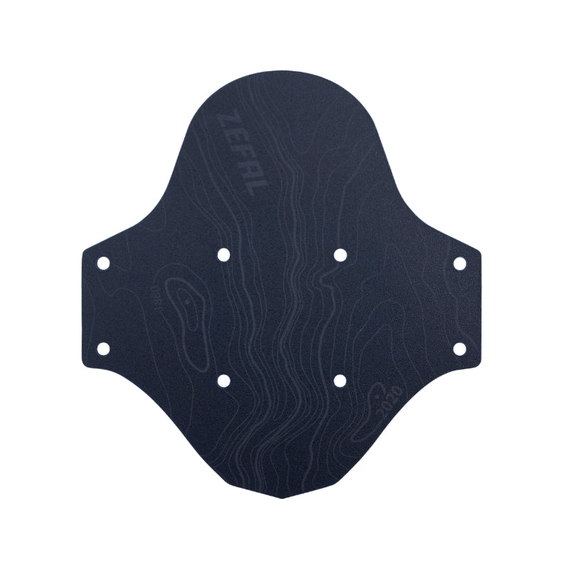 Garde Boue Gravel Avant 700X35-45 Zefal Shield Lite Front Noir Fixation Sur Fourche Par Colliers