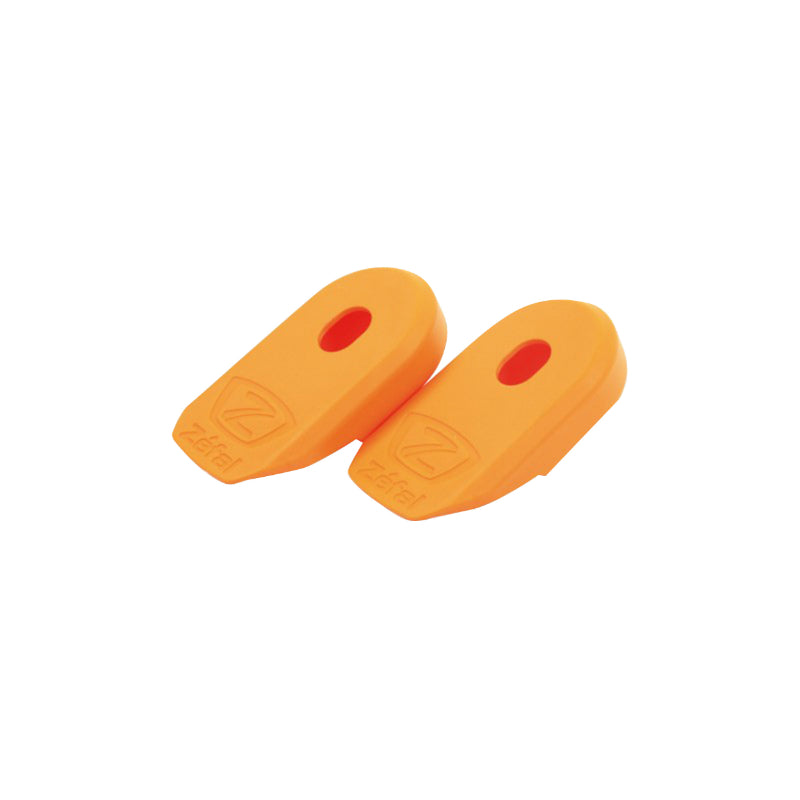 Protection Manivelle Zefal Crank Armor Orange (Paire) - Nouveau Modele - 57X39X17 mm