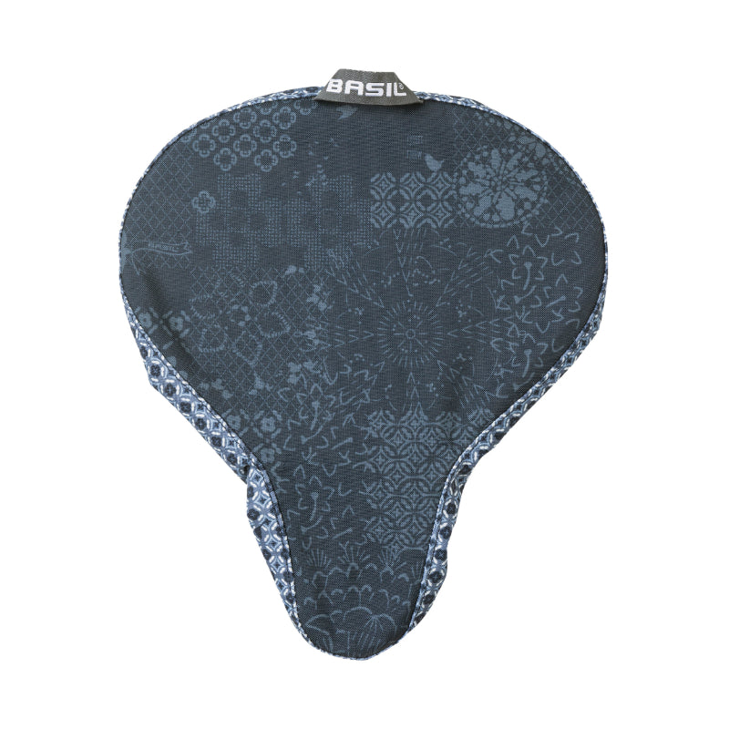 Couvre Selle Vélo Basil Boheme Waterproof Bleu Indigo (28X23 cm)