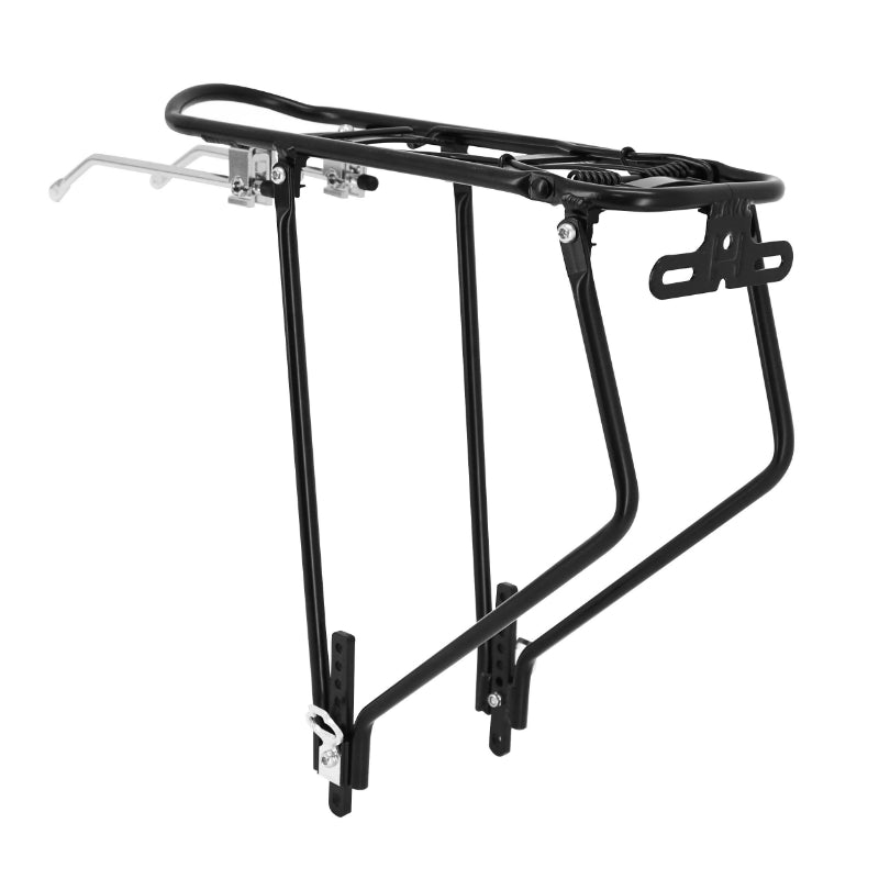 Porte Bagage Vélo Arrière A Tringles Double P2R Alu Noir Réglable 29"-27.5"-26''