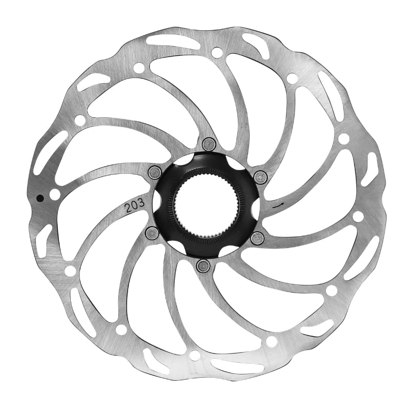 Disque De Frein VTT Centerlock Newton Brakco Compatible Shimano Et Autres 203 mm Compatible Shimano