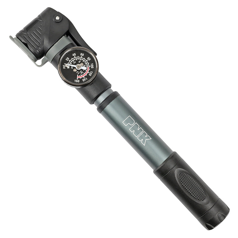 Pompe Mini Route-VTT P2R Alu Argent 7Bars Vp-Vs Avec Manometre