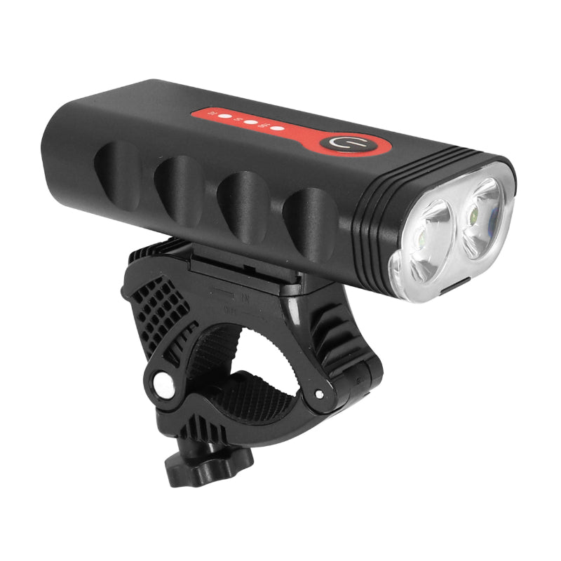 Éclairage Vélo Usb Avant Lg-Pl1000 Sur Cintre P2R 1000 Lumen 4 Modes (Autonomie 3H-6H) Noir