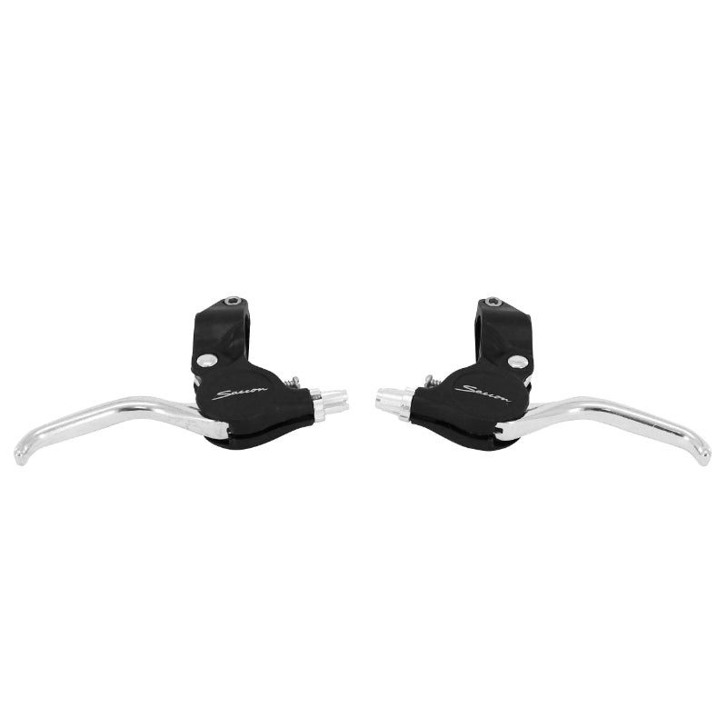 Levier De Frein VTT Enfant V-Brake Newton Alu-Résine Noir Anti-Pincement (En Sachet)