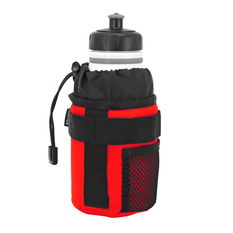 Porte Bidon Emfiss Noir-Rouge Pour VAE Fixation Potence Et Cintre