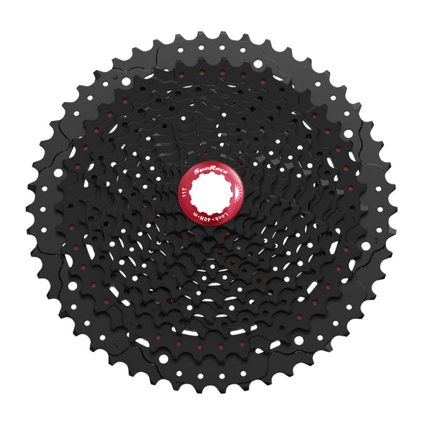 Cassette 11V. Sunrace Mx8 11-51 VTT Pour Shimano Noir (Livree En Boite)