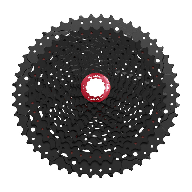 Cassette 11V. Sunrace Mx8 11-51 VTT Pour Shimano Noir (Livree En Boite)
