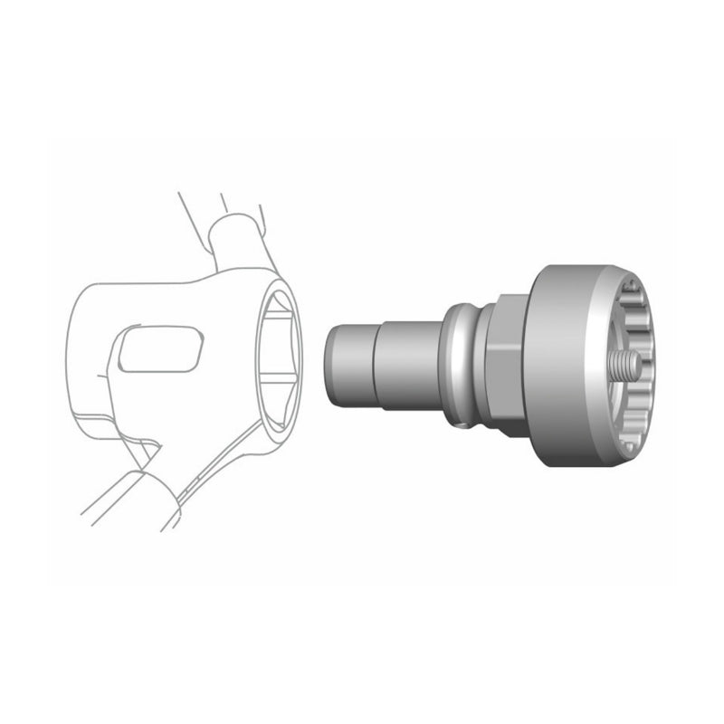 Outil Pro Démonte Écrou Cyclus Pour VAE Shimano Steps 6000 Compatible Avec L'Outil Snap.In 179967 Ou Clé 32 mm