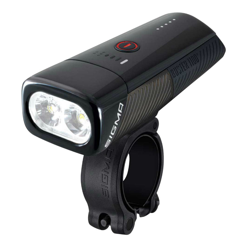Éclairage Vélo Usb Avant Sigma Buster 1100 Lumen Visibilite 170M (Autonomie 2H À 16H) Batterie Iion Recharge Usb - Fixation Cintre